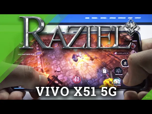 Video thumbnail for Performance Test While Playing on Vivo X51 5G – Raziel: Dungeon Arena Gameplay