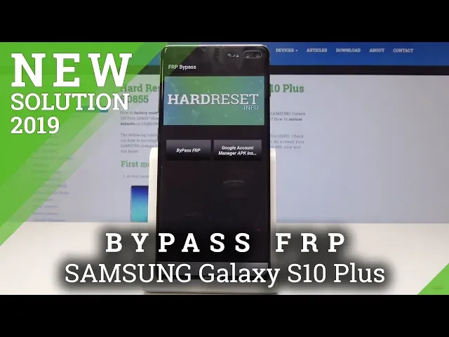Video thumbnail for How to Bypass Google Verification in Samsung Galaxy S10 Plus - Unlock FRP March 2019 / Android 9