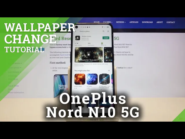 Video thumbnail for How to Get Animated Wallpaper in OnePlus Nord N10 5G? Shadow Galaxy App