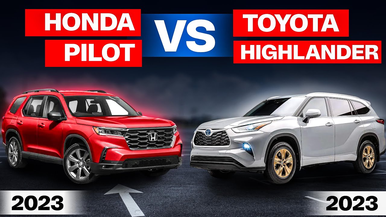 Video thumbnail for 2023 Honda Pilot VS 2023 Toyota Highlander | Which Reliable 3-Row SUV Is Best?