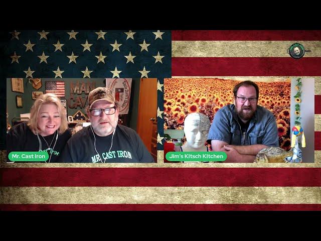 Video thumbnail for Mr. Cast Iron Interviews Jim’s Kitsch Kitchen On Weekends With Mr. Cast Iron