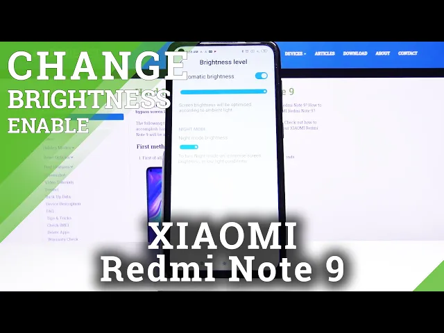 Video thumbnail for How to Enable Auto Brightness in XIAOMI Redmi Note 9 – Find Automatic Brightness Options