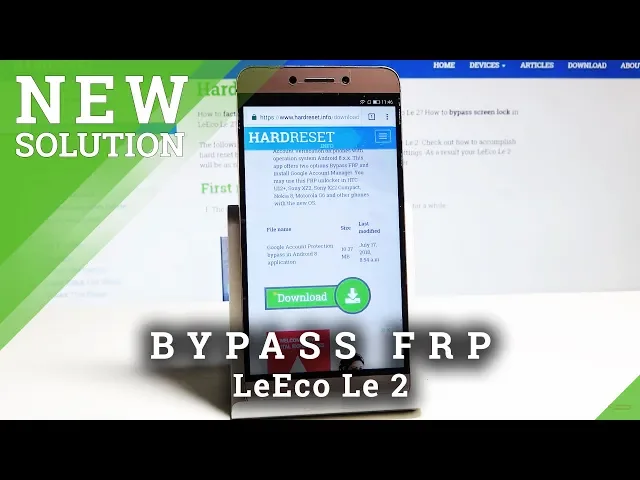 Video thumbnail for How to Bypass Google Verification in LeEco Le 2 – Unlock FRP / Remove Google Protection