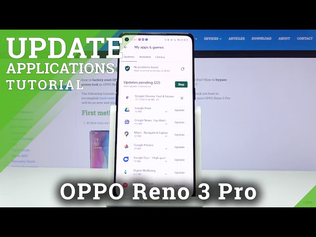 Video thumbnail for How to Check for Apps Updates in OPPO Reno Pro 3 – Install New Version