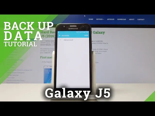 Video thumbnail for How to Enable Backup Data in SAMSUNG Galaxy J5 - Activate Google Backup