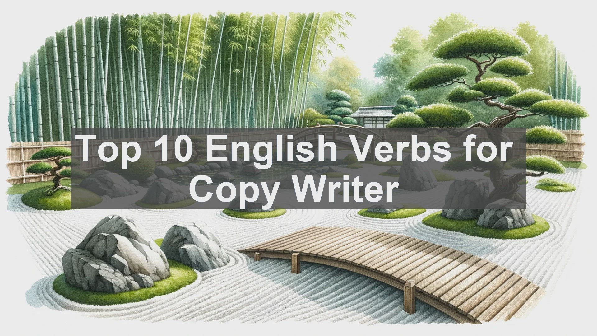 'Video thumbnail for Top 10 English Verbs for Copy Writer'