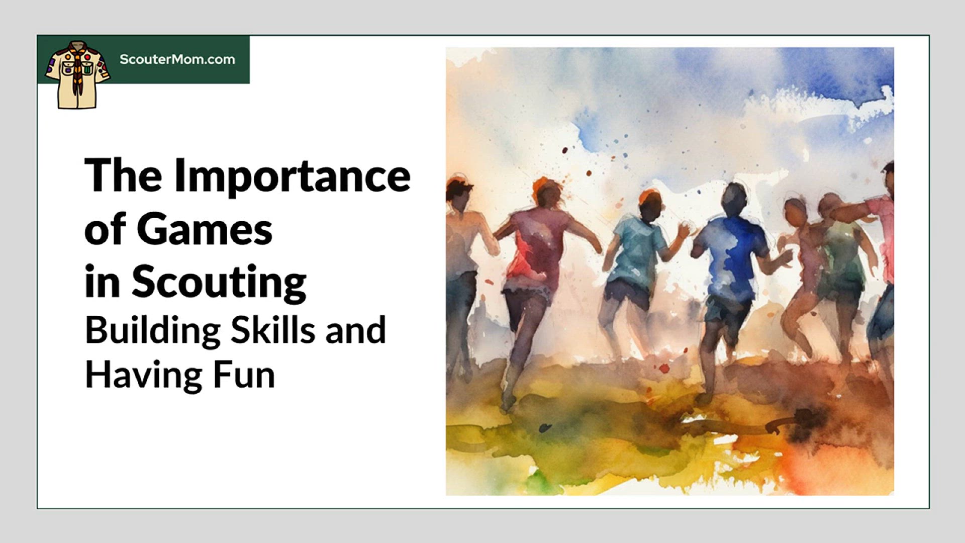 'Video thumbnail for The Importance of Games in Scouting: Building Skills and Having Fun'