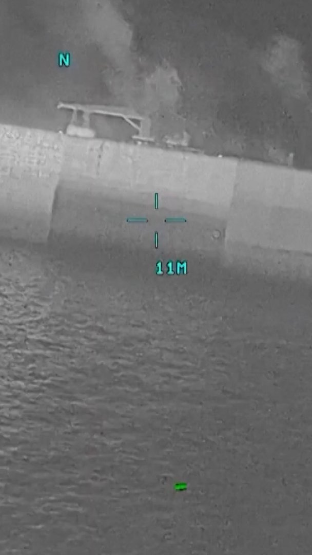 Video thumbnail for US military releases video of Iranian tanker sinking in Gulf of Oman