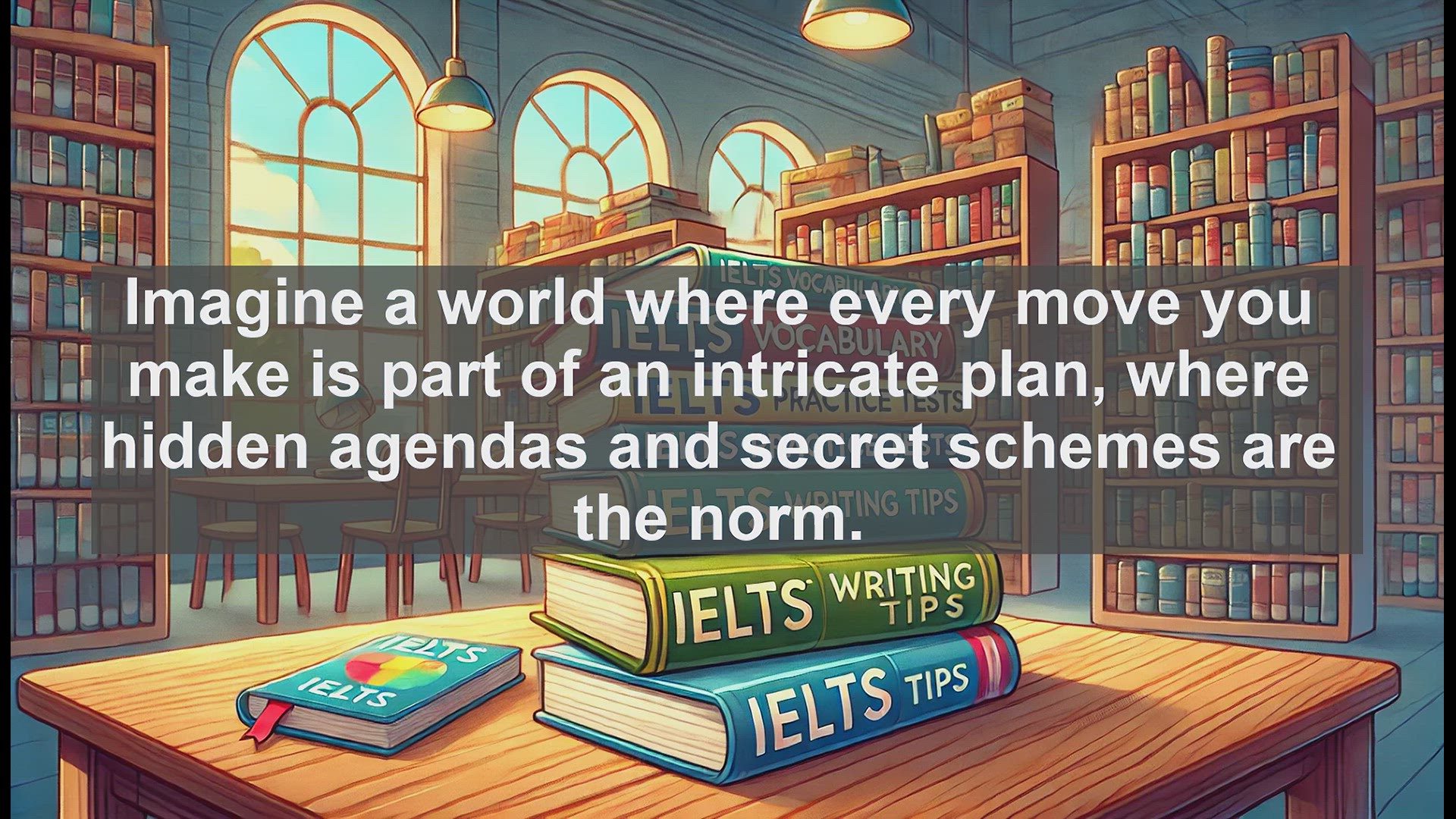 'Video thumbnail for 2000 Must Know IELTS 9.0 Vocabulary - Understanding 'Machinations': Complex Schemes and Secret Plans'