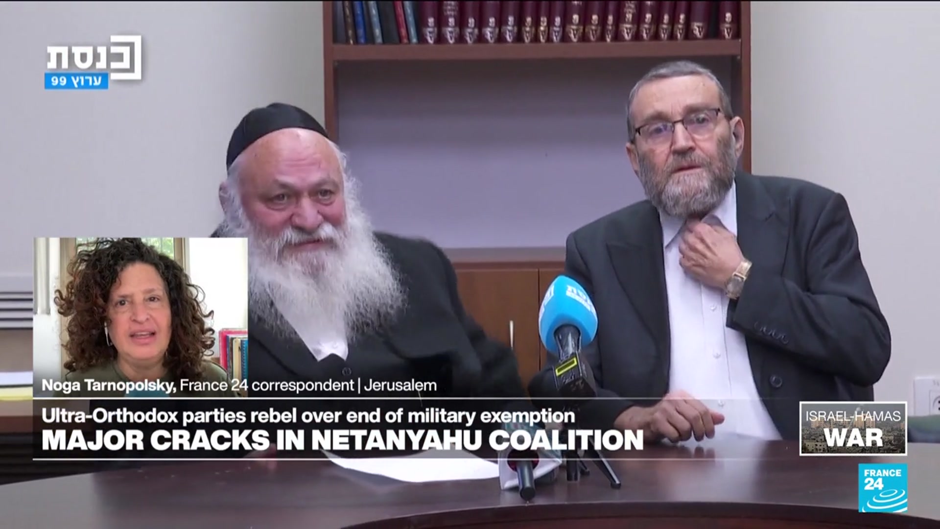 'Video thumbnail for Israel: Major cracks in Netanyahu coalition'