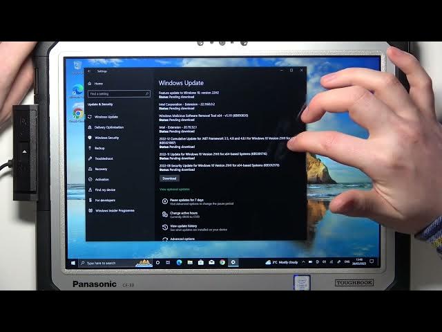 Video thumbnail for How to Check for Windows Updates on Panasonic Toughbook?