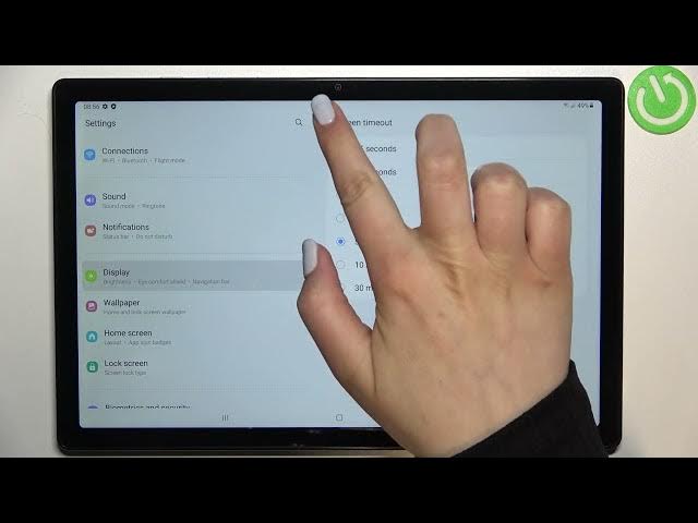 Video thumbnail for SAMSUNG Galaxy Tab A8 2021 Change Screen Timeout