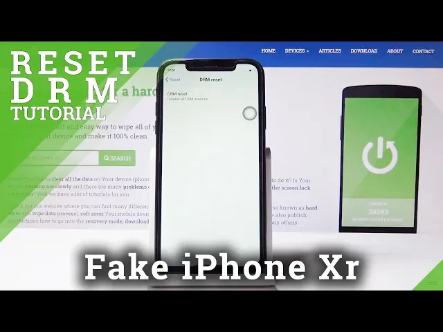 Video thumbnail for Reset DRM Data in Fake iPhone Xr - Restore DRM License