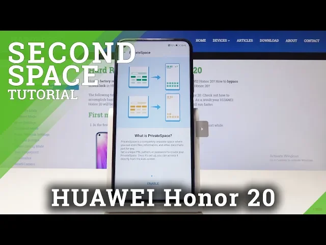 Video thumbnail for How to Open Private Space in HUAWEI Honor 20 - Personal Desktop Activation
