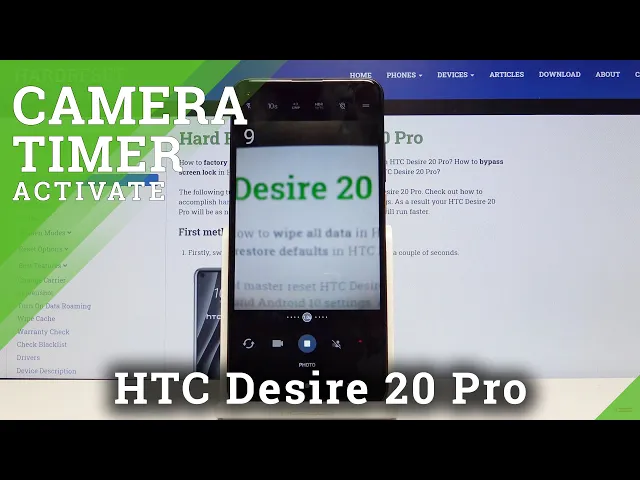 Video thumbnail for How to Set Up Camera Timer on HTC Desire 20 Pro
