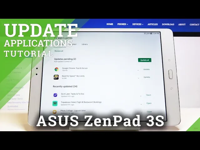 Video thumbnail for How to Update Apps in ASUS ZenPad 3s – Download Latest App Version