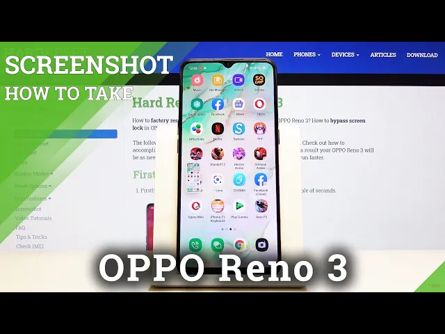 Video thumbnail for Screenshot OPPO Reno 3 –  Take & Save Screenshot