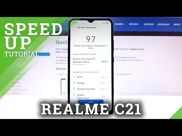 Video thumbnail for How to Speed Up Device in Realme C21 – Make Device Faster