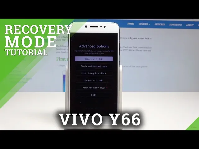 Video thumbnail for How to Open Recovery Mode in VIVO Y66 | Exit VIVO Recovery Menu