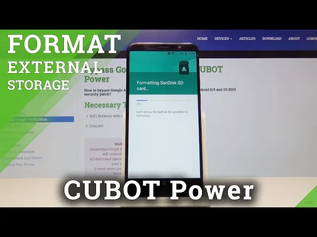 Video thumbnail for How to Format SD Card in CUBOT Power - Reset Memory Card