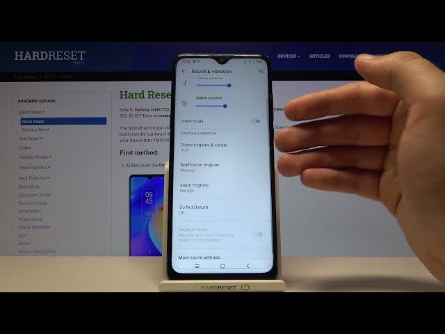 Video thumbnail for How to Find Sound Settings in TCL 20 SE – Manage Sound Options
