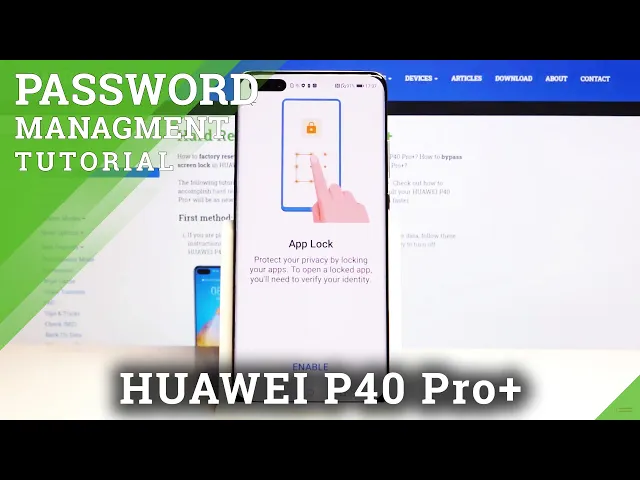 Video thumbnail for How to Set Up App Password on HUAWEI P40 Pro+ - Apps Lock
