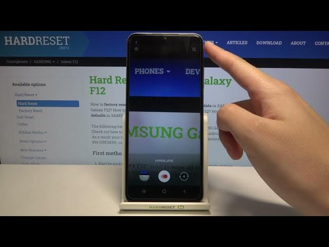 Video thumbnail for How to Record Hyperlapse on SAMSUNG Galaxy F12 – Video Effect