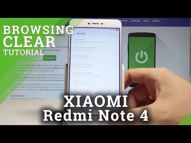 Video thumbnail for How to Clear Browsing Data in XIAOMI Redmi Note 4 - Erase Browsing History
