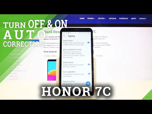 Video thumbnail for Text Correction Option in HUAWEI Honor 7C – Enter Keyboard Features
