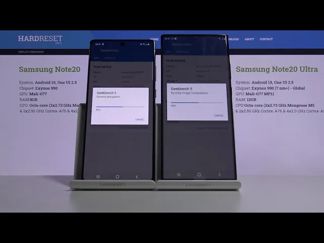 Video thumbnail for Geekbench 5 on Samsung Galaxy Note 20 Ultra and Note 20 - Exynos 990 Benchmark