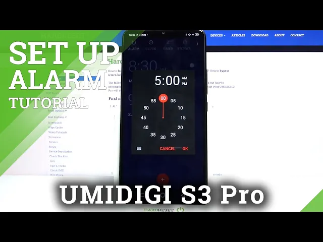 Video thumbnail for How to Set Up an Alarm Clock in Umidigi S3 Pro – Set Up Alarm