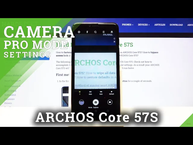 Video thumbnail for How to Use Camera Pro Mode on ARCHOS Core 57S – Camera Pro Mode