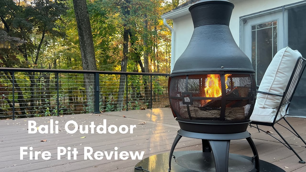 Video thumbnail for Bali Outdoors Wood Burning Fire Pit Review