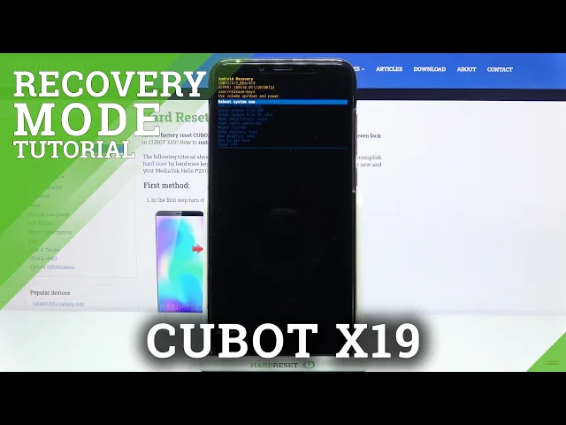 Video thumbnail for How to Open Recovery Mode on CUBOT X19 - Enter & Quit Recovery Mode