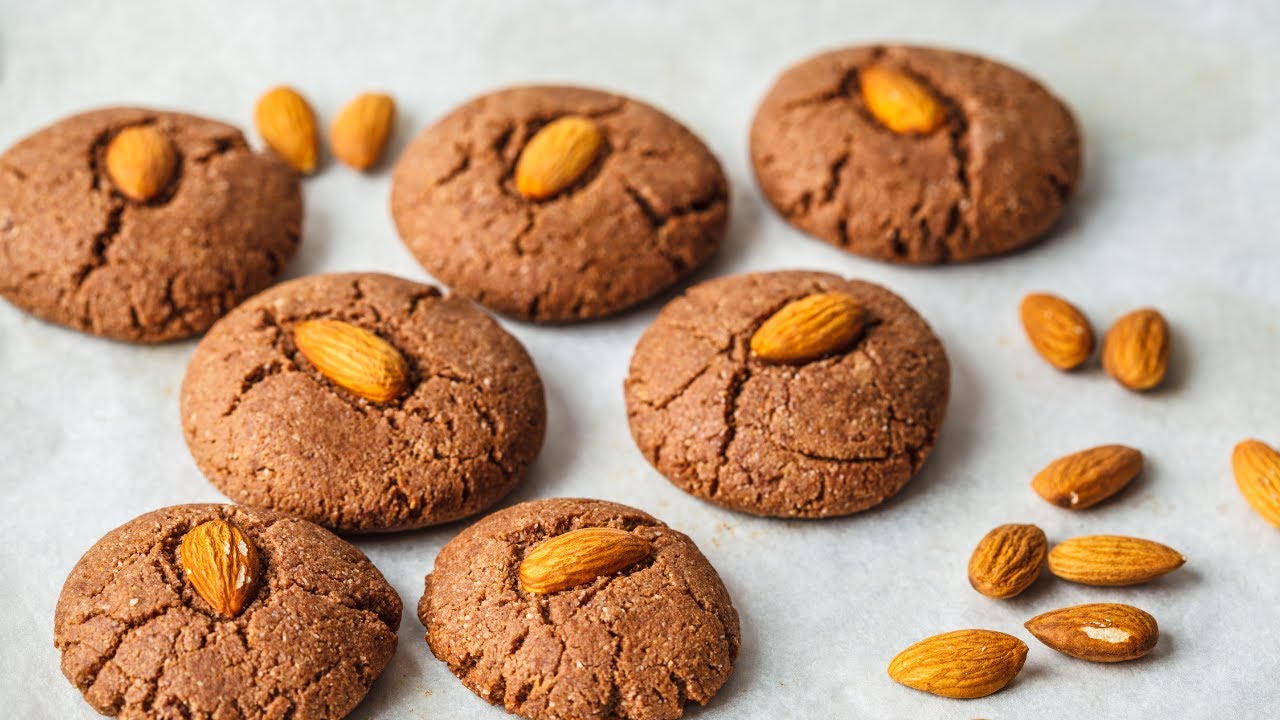 'Video thumbnail for Chocolate almond butter cookies: video blog'
