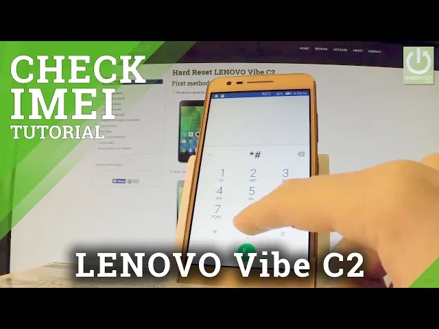Video thumbnail for How to Check IMEI in LENOVO Vibe C2 - IMEI Information