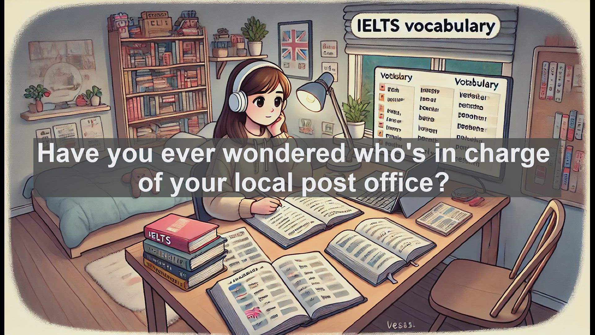 'Video thumbnail for 2500 Must Know IELTS 6.5 Vocabulary - What is a Postmaster? Key Facts About Post Office Management'