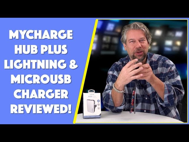 Video thumbnail for MyCharge Hub Plus - Lightning + MicroUSB Charger -- REVIEWED