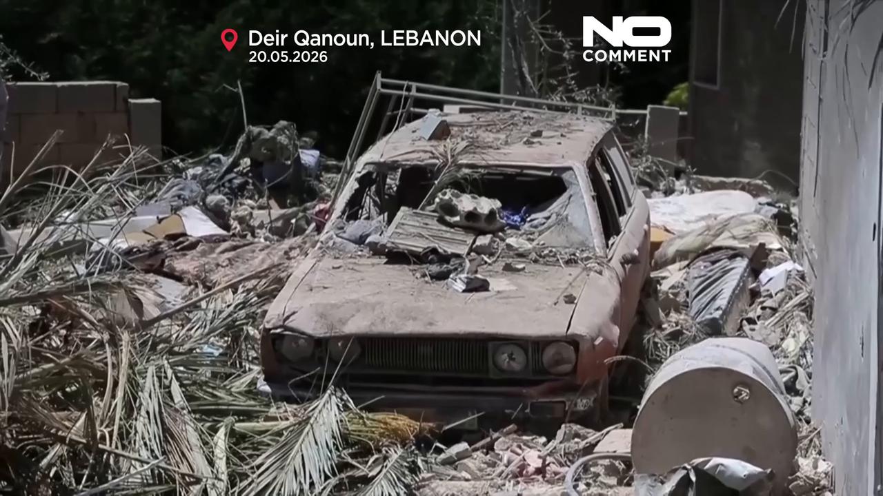 Video thumbnail for Lebanon rescuers search rubble after attacks in Tyre province