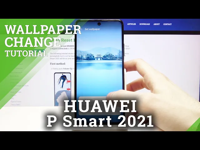 Video thumbnail for How to Personalize Desktop Look  on HUAWEI P Smart 2021 – Change Wallpaper