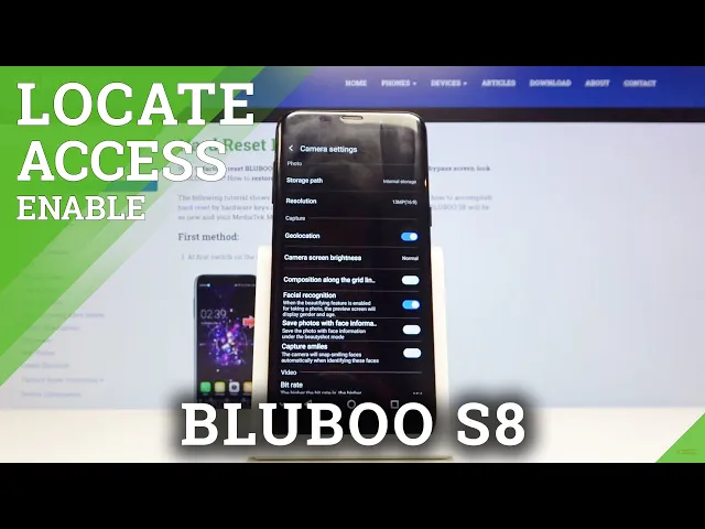 Video thumbnail for How to Turn On / Off Location Tags in BLUBOO S8