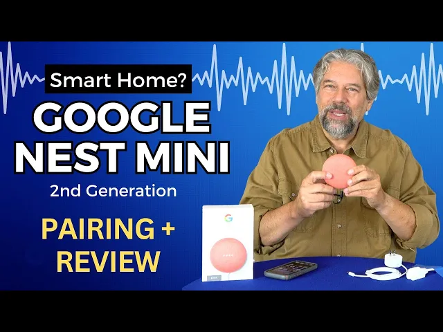 Video thumbnail for Smarthome Must Buy: Google Nest Mini 2nd Gen Smart Home Speaker -- PAIRING & REVIEW