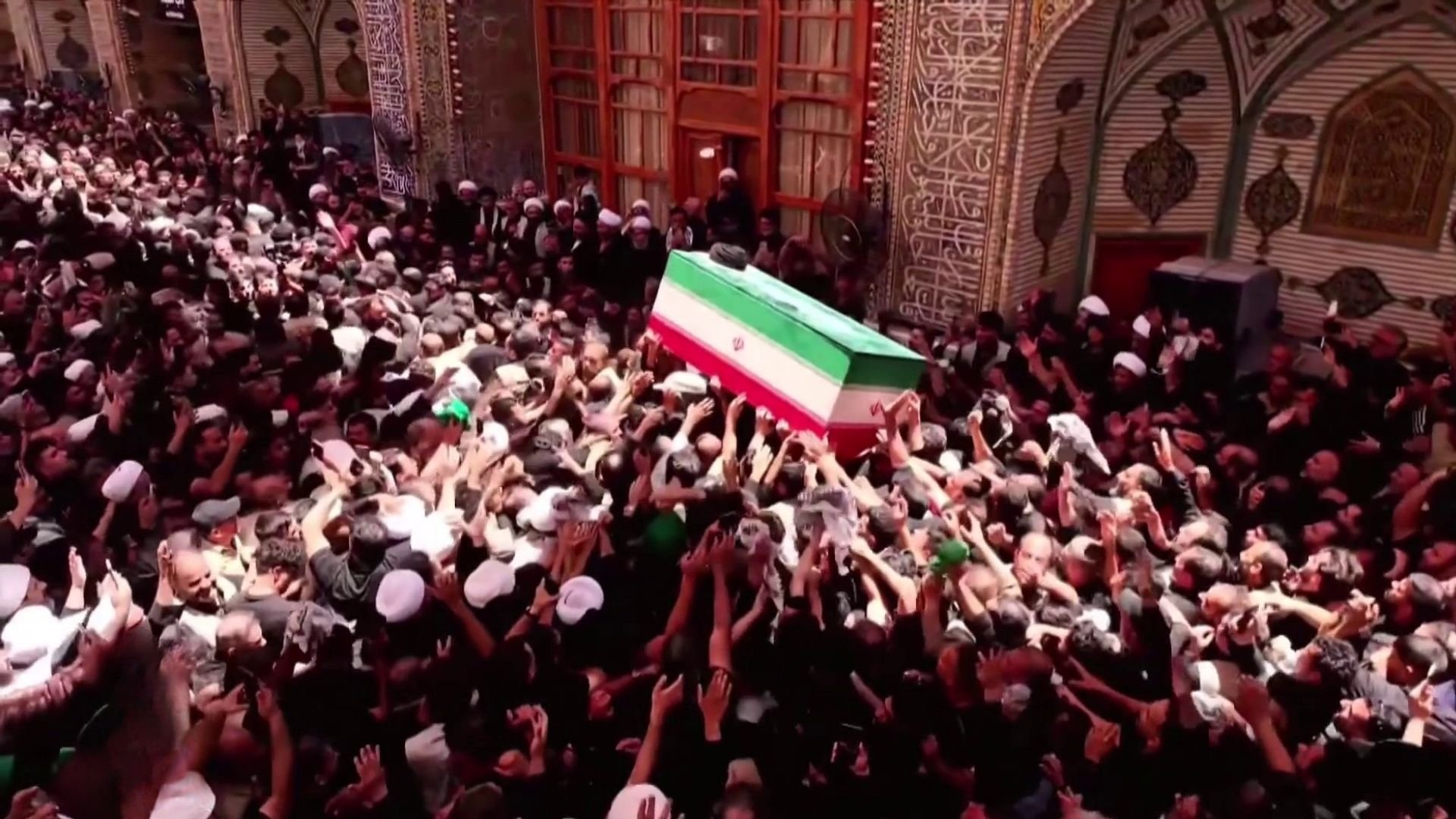 Video thumbnail for Ali Khamenei funeral: Iran bids farewell to longtime supreme leader