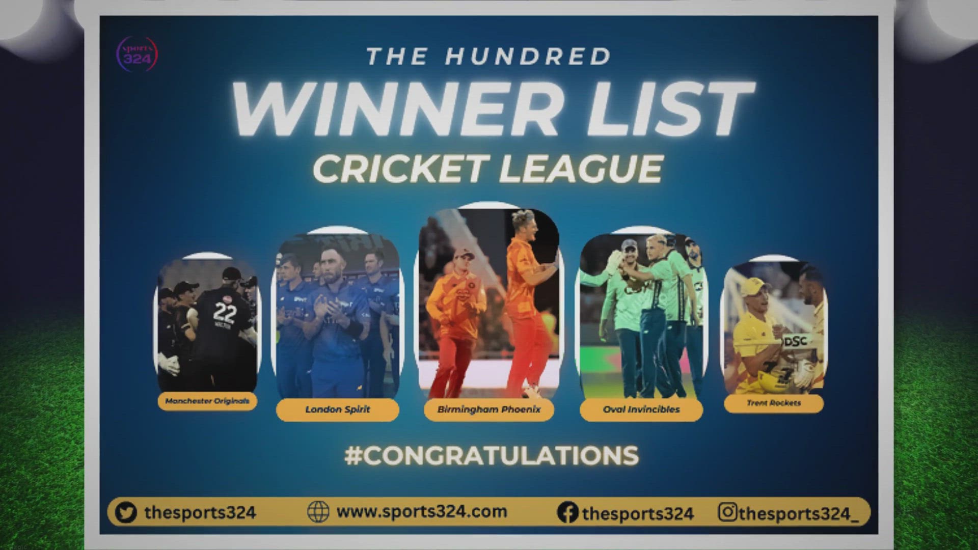 Video thumbnail for The Hundred Men’s Cricket League Competition Winners List of All Season