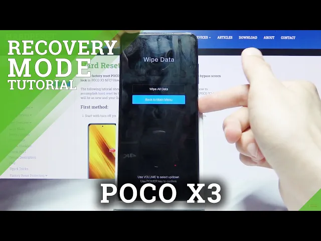 Video thumbnail for Recovery Mode in POCO X3 – How to Open / Use / Quit Recovery Menu