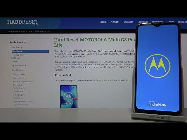 Video thumbnail for Motorola Moto G8 Power - Boot Animation | Check Welcome Animation