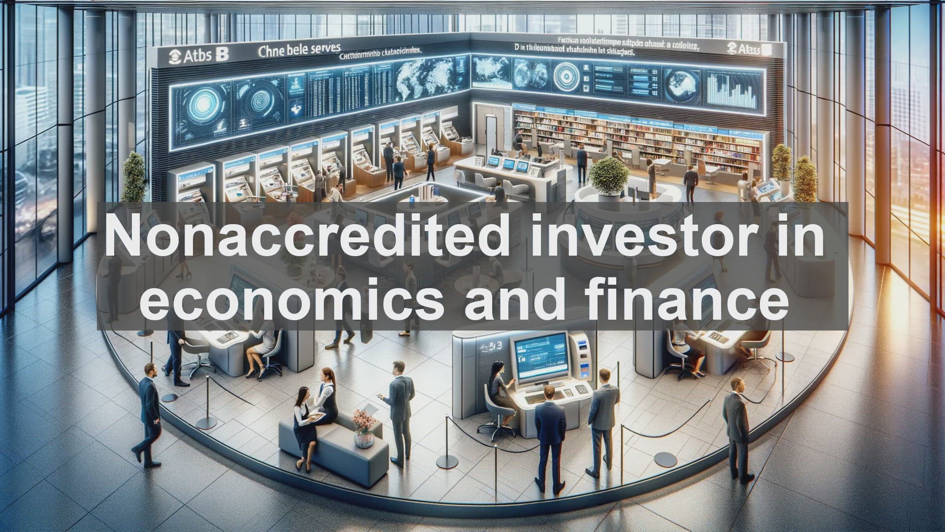 'Video thumbnail for Nonaccredited investor in economics and finance'