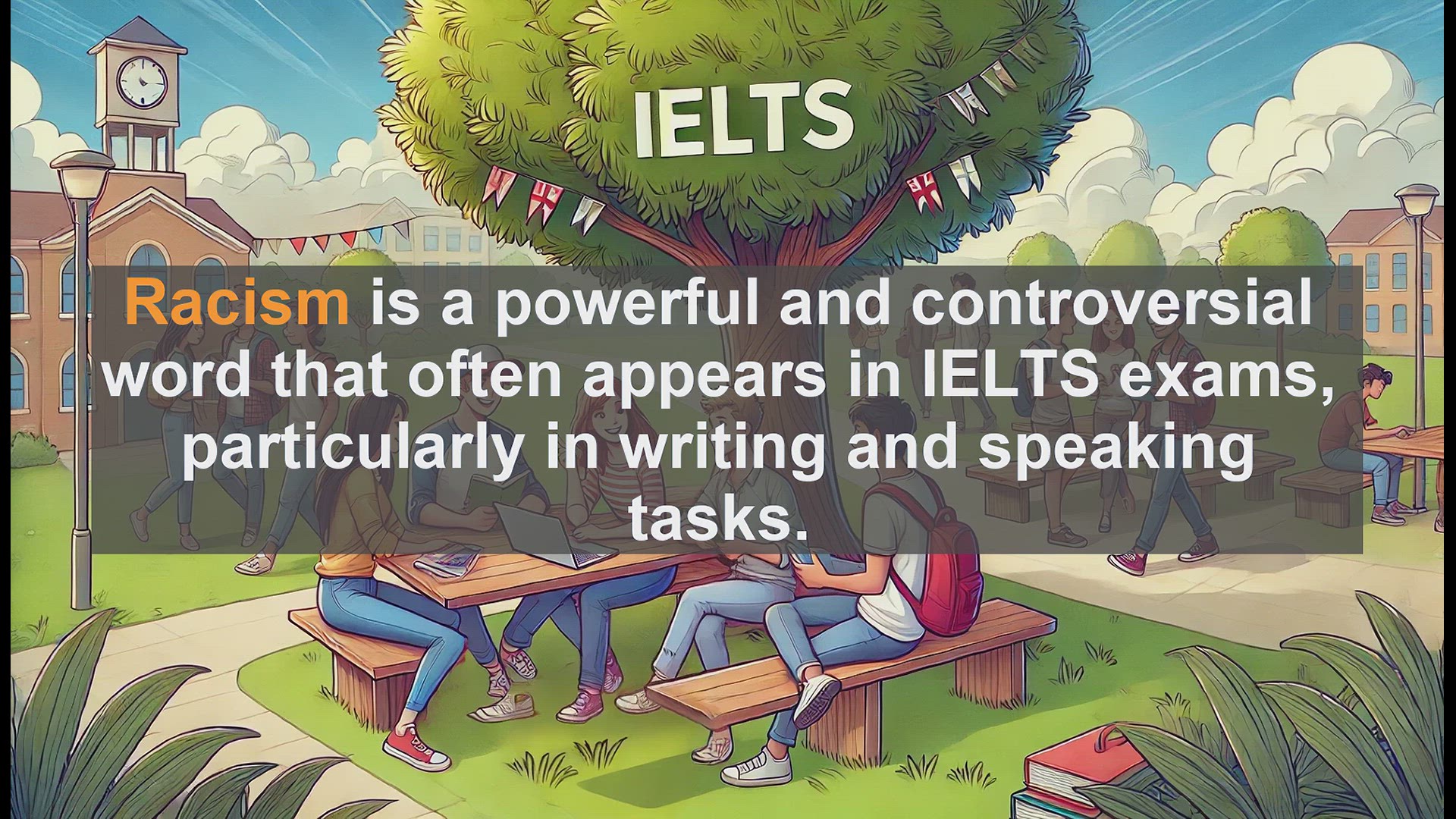 'Video thumbnail for 2500 Must Know IELTS 6.5 Vocabulary - Understanding Racism for IELTS: Definition and Usage Guide'