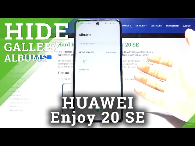 Video thumbnail for How to Hide Albums in HUAWEI Enjoy 20 SE – Make Photo Albums Private