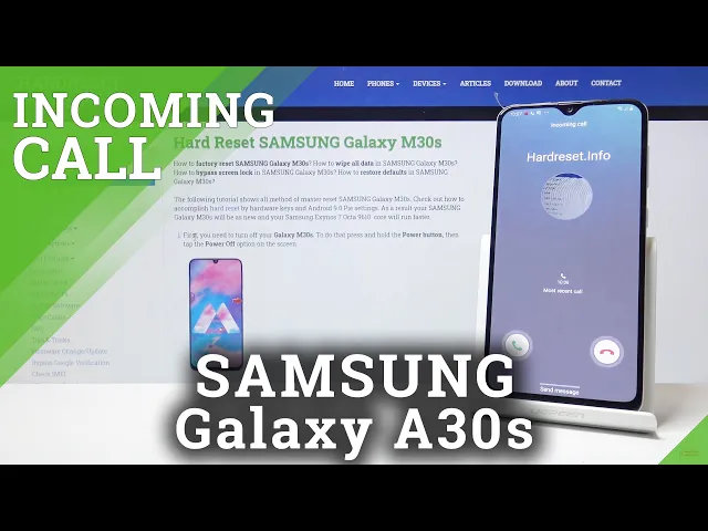 Video thumbnail for Incoming Call in SAMSUNG Galaxy A30s – Incoming Call Screen & Options